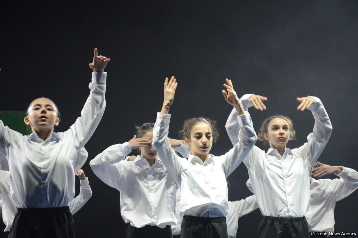 Bakıda Batut Gimnastikası üzrə 28-ci Dünya Yaş Qrupları Yarışlarının açılış mərasimi keçirilib (FOTO)