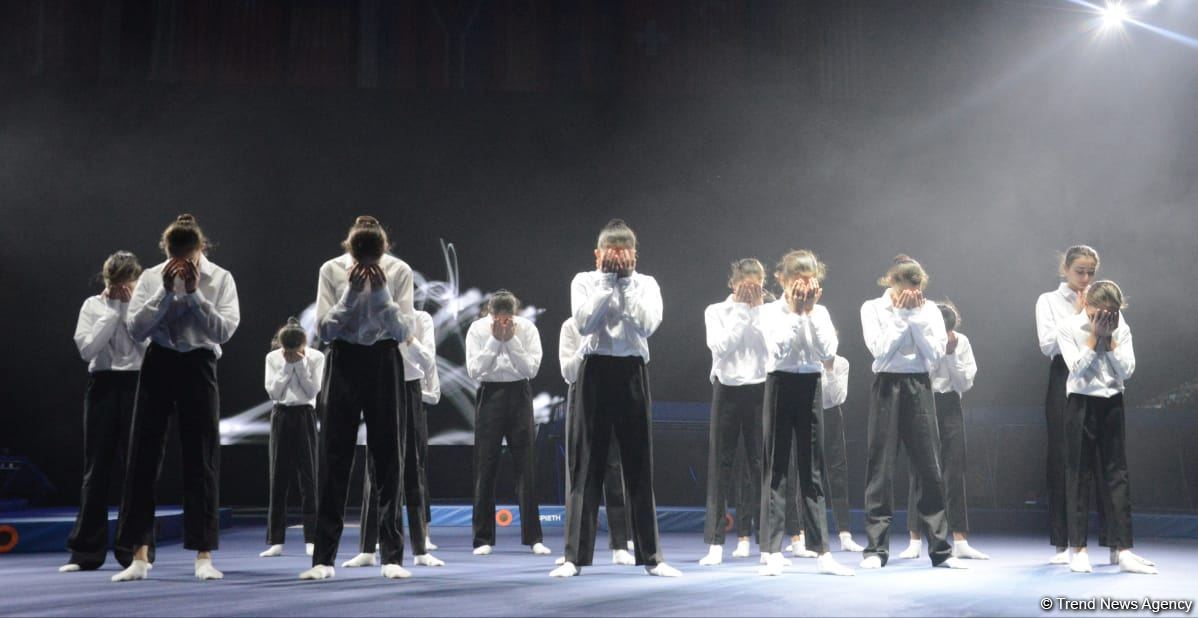 Bakıda Batut Gimnastikası üzrə 28-ci Dünya Yaş Qrupları Yarışlarının açılış mərasimi keçirilib (FOTO)