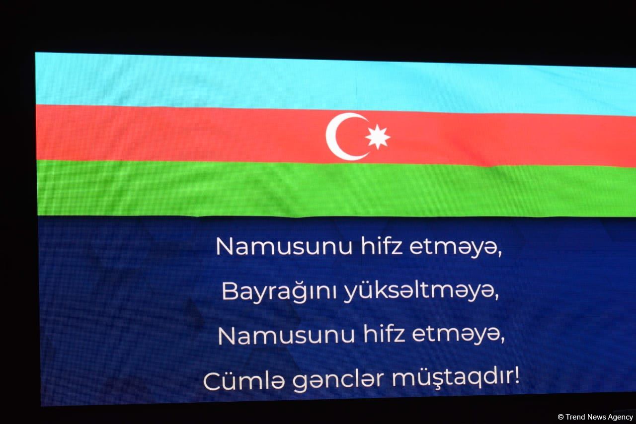 Bakıda Batut Gimnastikası üzrə 28-ci Dünya Yaş Qrupları Yarışlarının açılış mərasimi keçirilib (FOTO)