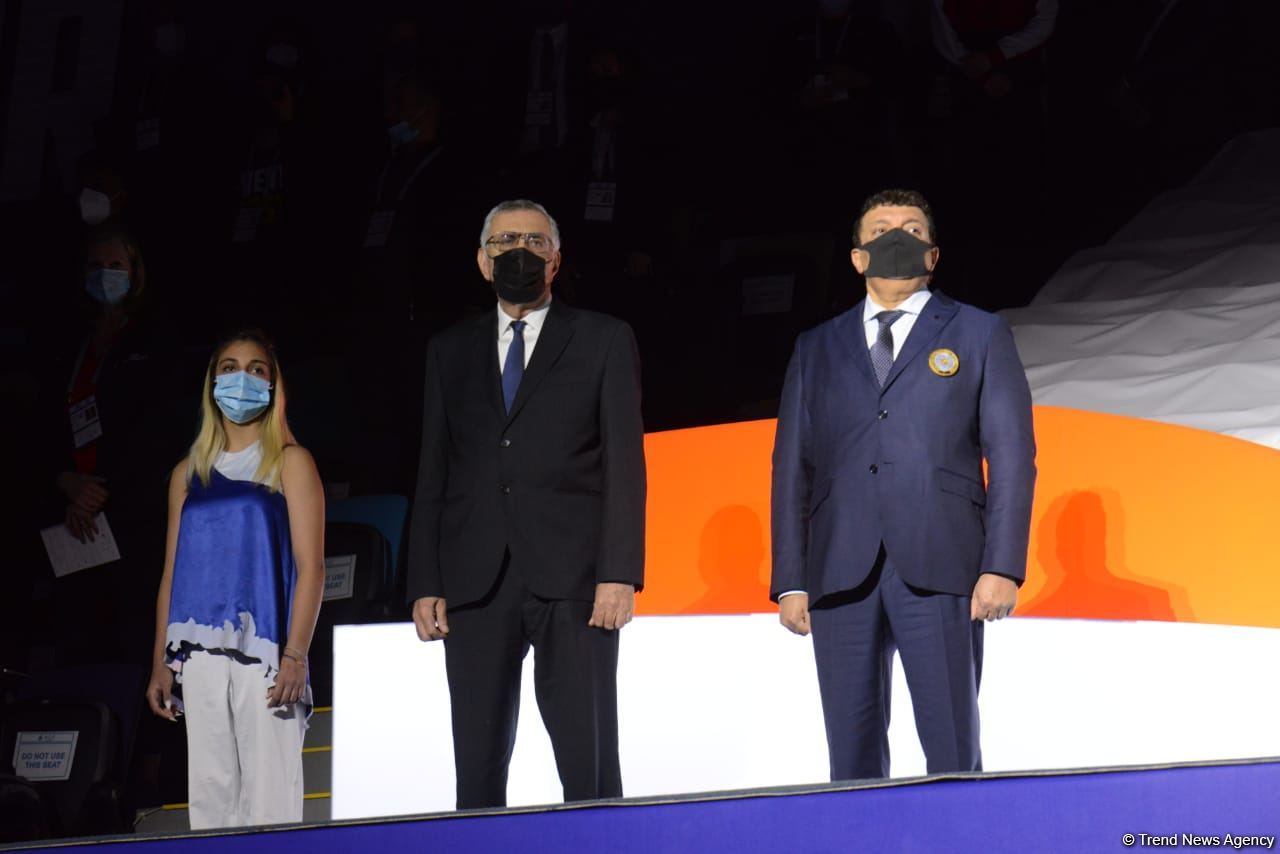 Bakıda Batut Gimnastikası üzrə 28-ci Dünya Yaş Qrupları Yarışlarının açılış mərasimi keçirilib (FOTO)