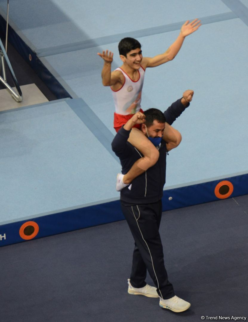 Azərbaycan gimnastı Batut Gimnastikası üzrə 28-ci Dünya Yaş Qrupları Yarışlarında qızıl medal qazanıb (FOTO)
