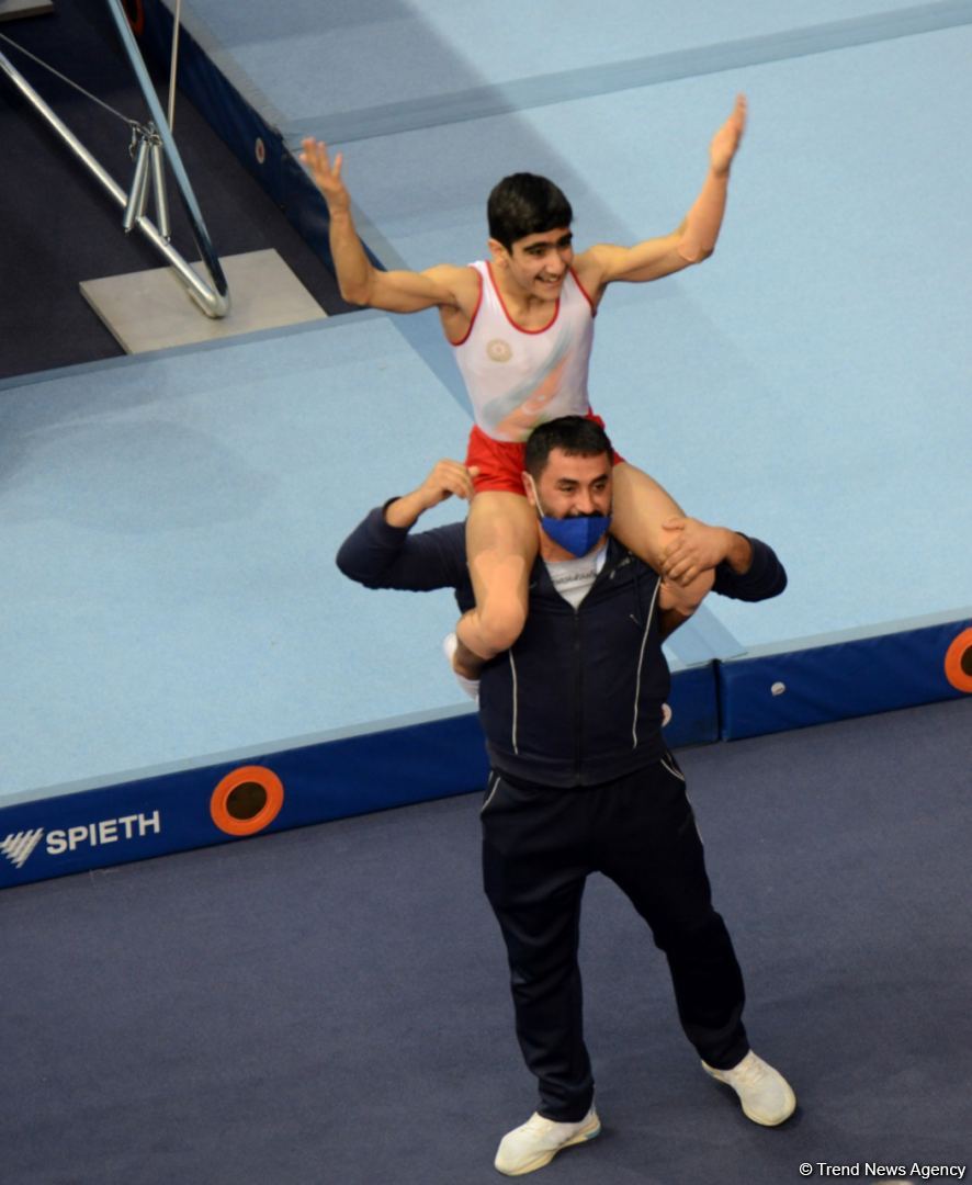 Azərbaycan gimnastı Batut Gimnastikası üzrə 28-ci Dünya Yaş Qrupları Yarışlarında qızıl medal qazanıb (FOTO)