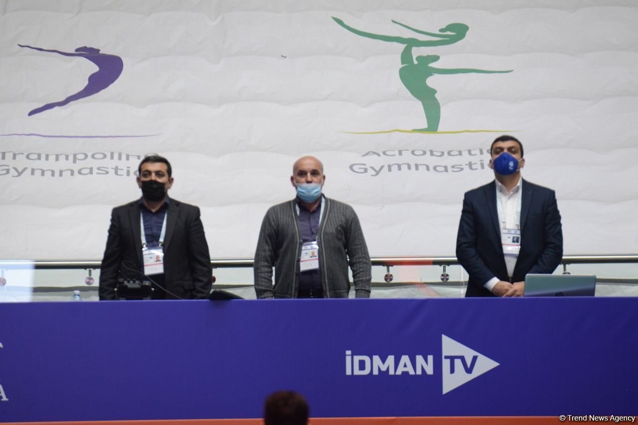 Bakıda batut gimnastikası və tamblinq üzrə qalib və mükafatçıların mükafatlandırılması mərasimi keçirilib (FOTO)