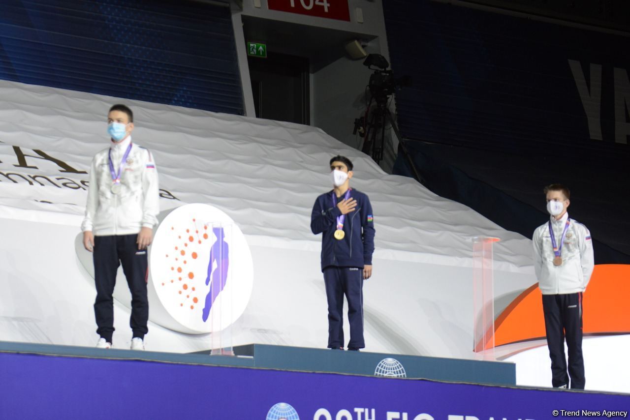 Bakıda batut gimnastikası və tamblinq üzrə qalib və mükafatçıların mükafatlandırılması mərasimi keçirilib (FOTO)