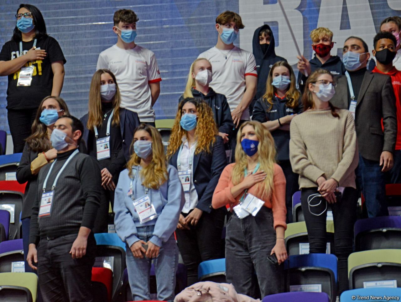 Bakıda batut gimnastikası və tamblinq üzrə qalib və mükafatçıların mükafatlandırılması mərasimi keçirilib (FOTO)