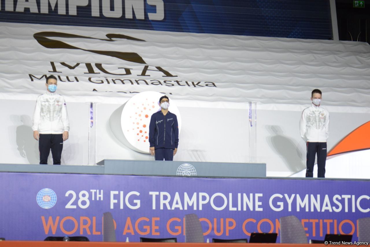 Bakıda batut gimnastikası və tamblinq üzrə qalib və mükafatçıların mükafatlandırılması mərasimi keçirilib (FOTO)