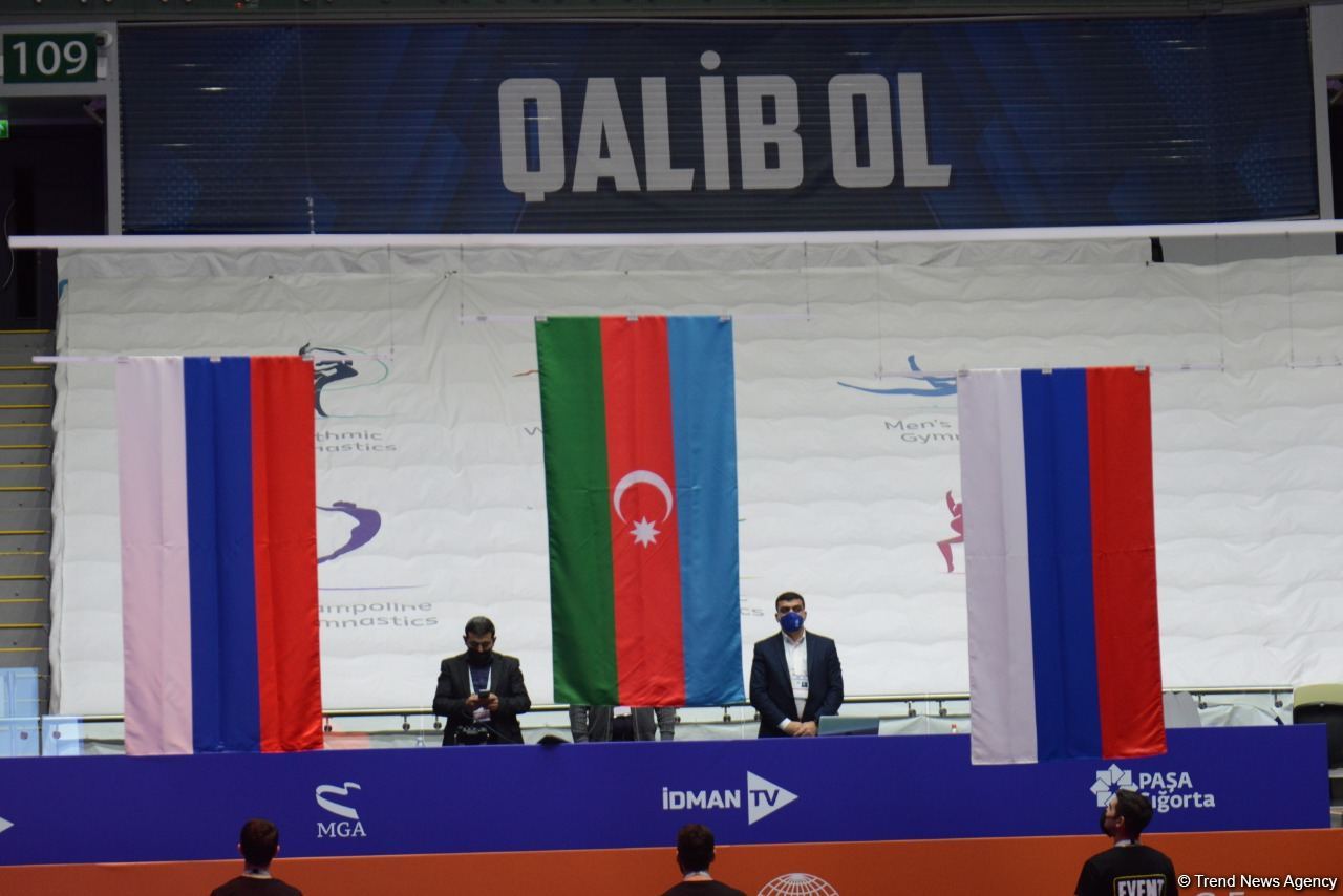 Bakıda batut gimnastikası və tamblinq üzrə qalib və mükafatçıların mükafatlandırılması mərasimi keçirilib (FOTO)