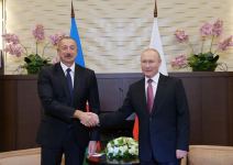 Soçidə Azərbaycan Prezidenti İlham Əliyev ilə Rusiya Prezidenti Vladimir Putin arasında ikitərəfli görüş olub (FOTO/VİDEO) (YENİLƏNİB)