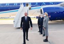 Prezident İlham Əliyev Soçi şəhərinə işgüzar səfərə gəlib (FOTO/VİDEO)