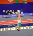 Bakıda Batut Gimnastikası üzrə 28-ci Dünya Yaş Qrupları Yarışlarının ikinci günü start götürüb (FOTO)