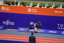 Bakıda Batut Gimnastikası üzrə 28-ci Dünya Yaş Qrupları Yarışlarının ikinci günü start götürüb (FOTO)