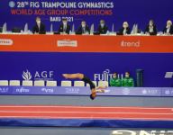 Bakıda Batut Gimnastikası üzrə 28-ci Dünya Yaş Qrupları Yarışlarının ikinci günü start götürüb (FOTO)