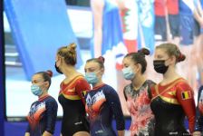 Milli Gimnastika Arenasında Batut Gimnastikası üzrə Dünya Yaş Qrupları Yarışları davam edir (FOTO)