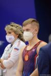 Milli Gimnastika Arenasında Batut Gimnastikası üzrə Dünya Yaş Qrupları Yarışları davam edir (FOTO)