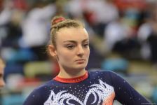 Milli Gimnastika Arenasında Batut Gimnastikası üzrə Dünya Yaş Qrupları Yarışları davam edir (FOTO)