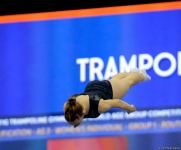 Bakıda Batut Gimnastikası üzrə 28-ci Dünya Yaş Qrupları Yarışlarının ikinci günü start götürüb (FOTO)
