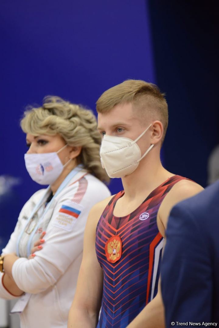 Milli Gimnastika Arenasında Batut Gimnastikası üzrə Dünya Yaş Qrupları Yarışları davam edir (FOTO)