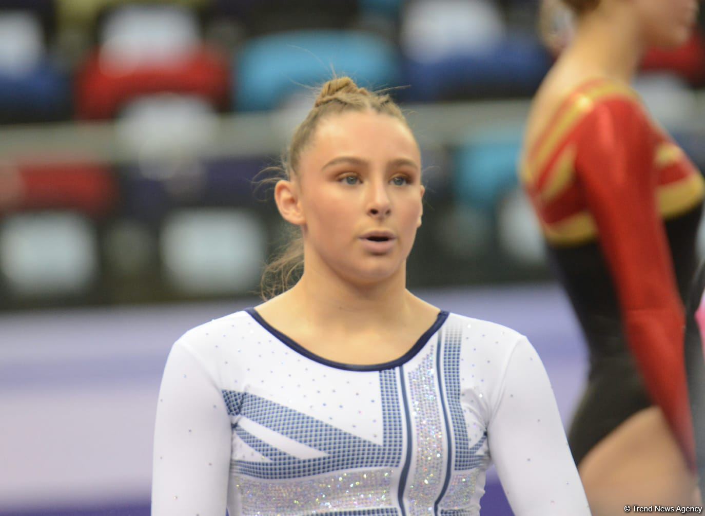 Milli Gimnastika Arenasında Batut Gimnastikası üzrə Dünya Yaş Qrupları Yarışları davam edir (FOTO)