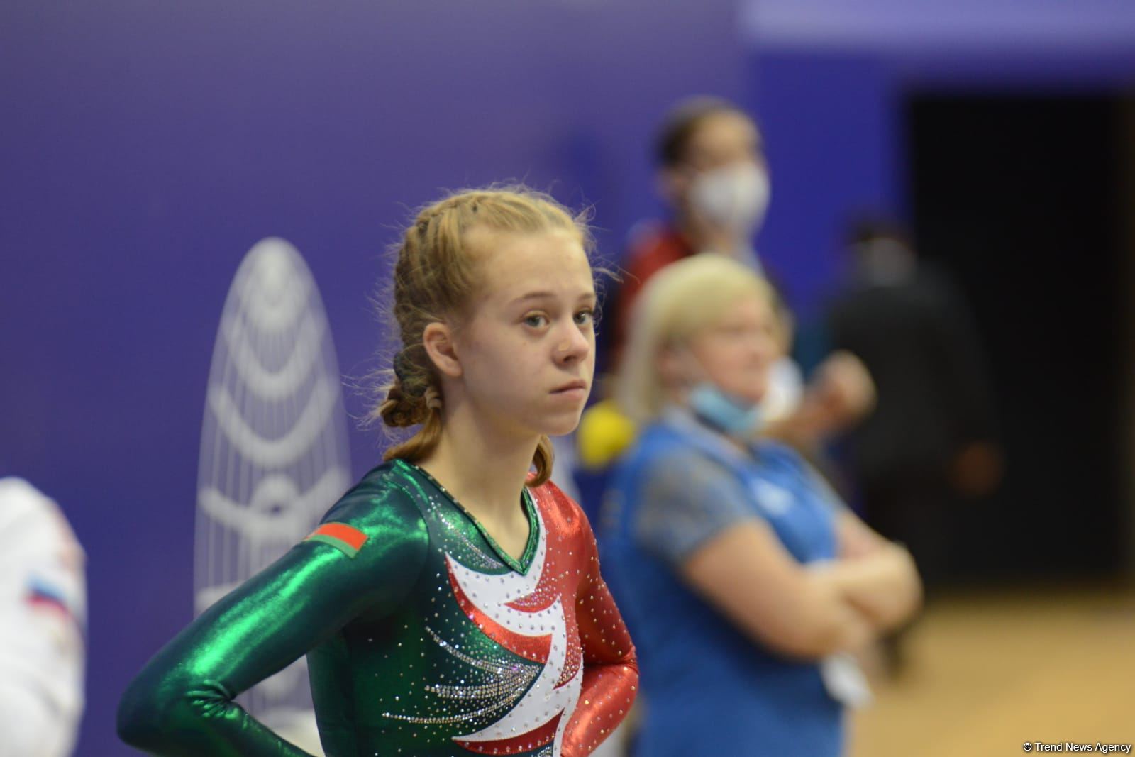 Milli Gimnastika Arenasında Batut Gimnastikası üzrə Dünya Yaş Qrupları Yarışları davam edir (FOTO)