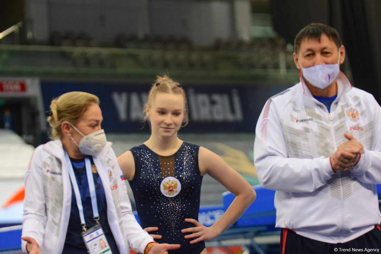 Bakıda Batut Gimnastikası üzrə 28-ci Dünya Yaş Qrupları Yarışlarının ikinci günü start götürüb (FOTO)