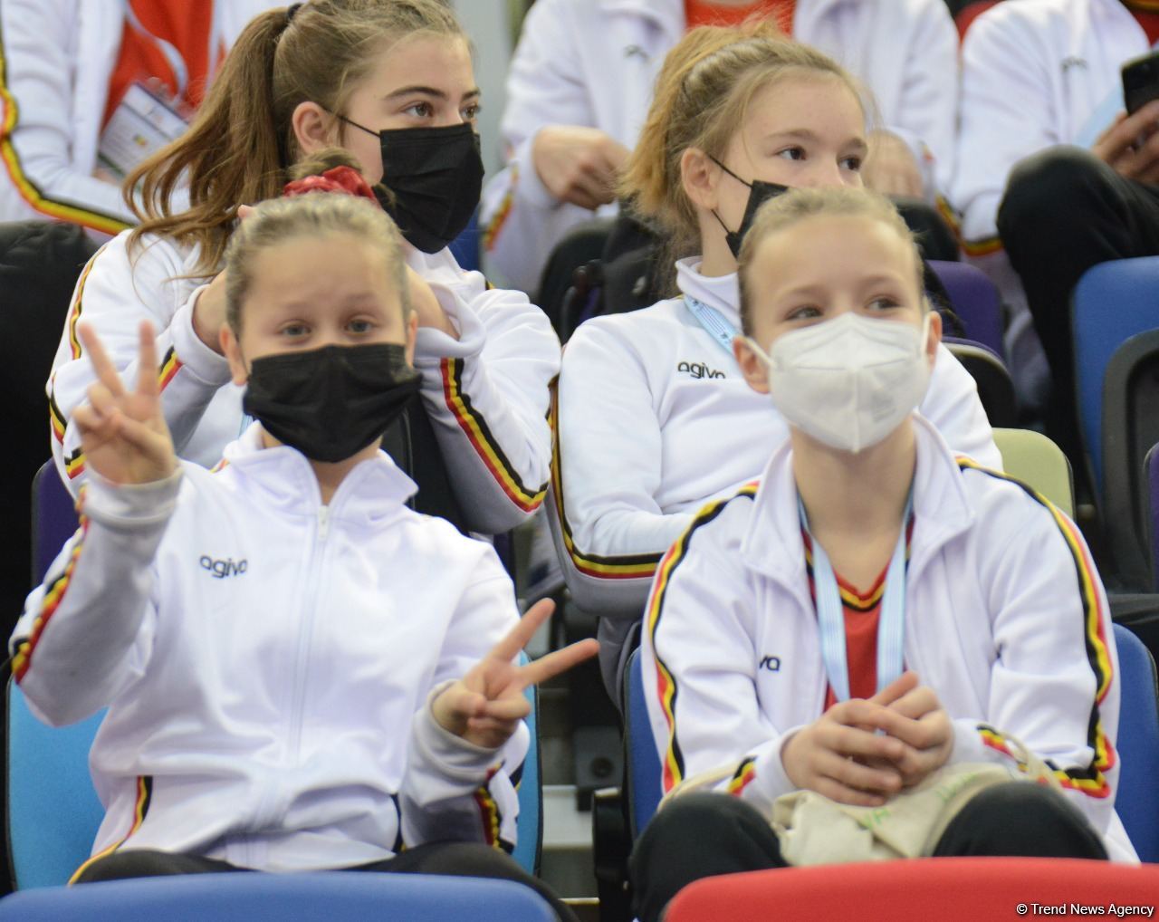 Bakıda Batut Gimnastikası üzrə 28-ci Dünya Yaş Qrupları Yarışlarının ikinci günü start götürüb (FOTO)
