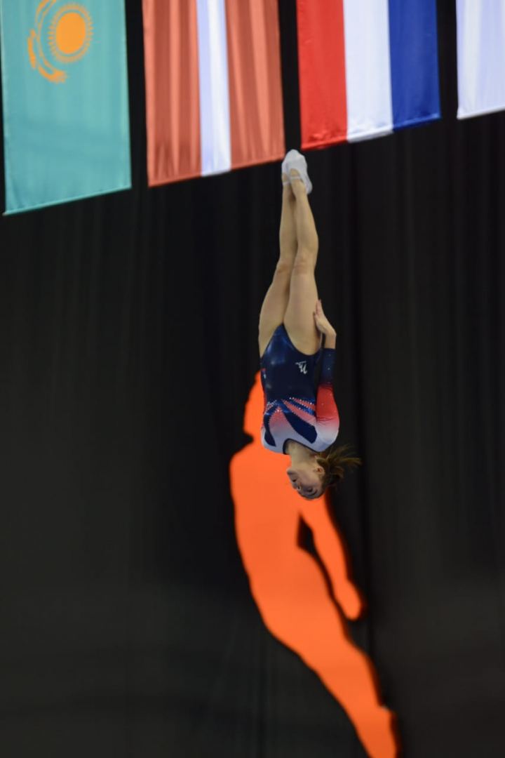Bakıda batut gimnastikası və tamblinq üzrə Dünya Yaş Qrupları yarışlarının üçüncü gününün ən gözəl anları (FOTO)