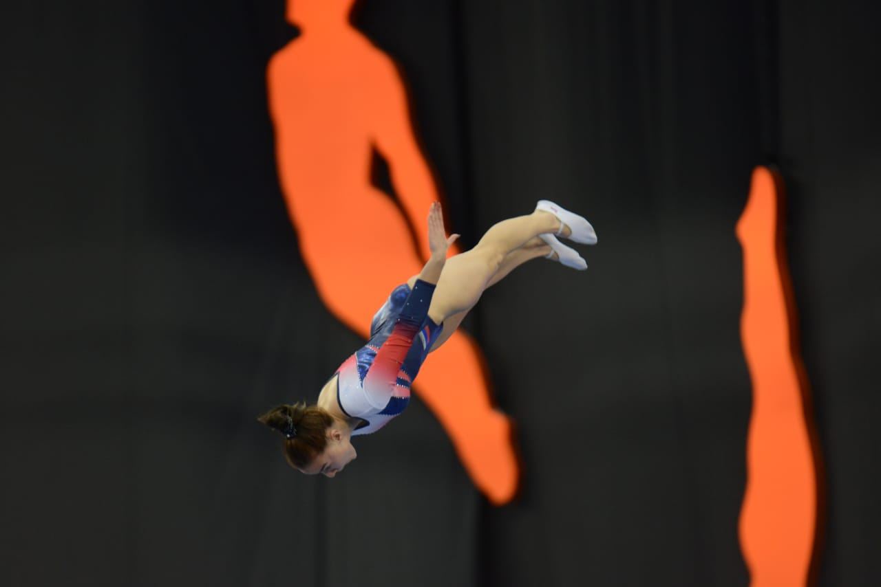 Bakıda batut gimnastikası və tamblinq üzrə Dünya Yaş Qrupları yarışlarının üçüncü gününün ən gözəl anları (FOTO)