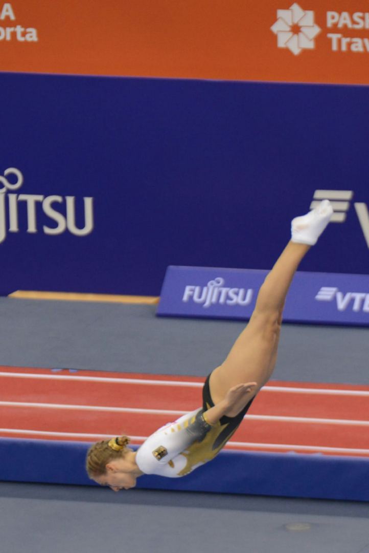 Bakıda batut gimnastikası və tamblinq üzrə Dünya Yaş Qrupları yarışlarının üçüncü gününün ən gözəl anları (FOTO)