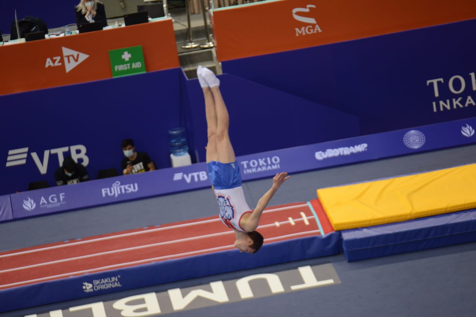 Bakıda batut gimnastikası və tamblinq üzrə Dünya Yaş Qrupları yarışlarının üçüncü gününün ən gözəl anları (FOTO)
