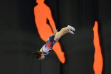 Bakıda batut gimnastikası və tamblinq üzrə Dünya Yaş Qrupları yarışlarının üçüncü gününün ən gözəl anları (FOTO)