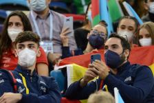 Bakıda batut gimnastikası və tamblinq üzrə Dünya Yaş Qrupları yarışlarının üçüncü gününün ən gözəl anları (FOTO)
