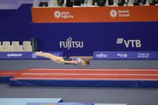Bakıda batut gimnastikası və tamblinq üzrə Dünya Yaş Qrupları yarışlarının üçüncü gününün ən gözəl anları (FOTO)
