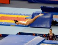 Bakıda Batut Gimnastikası üzrə 28-ci Dünya Yaş Qrupları Yarışlarının ikinci günü start götürüb (FOTO)