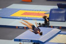 Bakıda Batut Gimnastikası üzrə 28-ci Dünya Yaş Qrupları Yarışlarının ikinci günü start götürüb (FOTO)