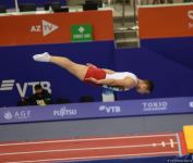 Bakıda Batut Gimnastikası üzrə 28-ci Dünya Yaş Qrupları Yarışlarının ikinci günü start götürüb (FOTO)
