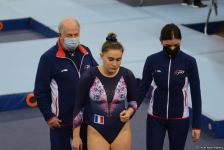 Bakıda Batut Gimnastikası üzrə 28-ci Dünya Yaş Qrupları Yarışlarının ikinci günü start götürüb (FOTO)
