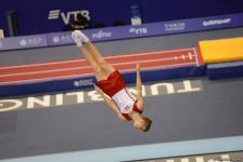 Bakıda Batut Gimnastikası üzrə 28-ci Dünya Yaş Qrupları Yarışlarının ikinci günü start götürüb (FOTO)