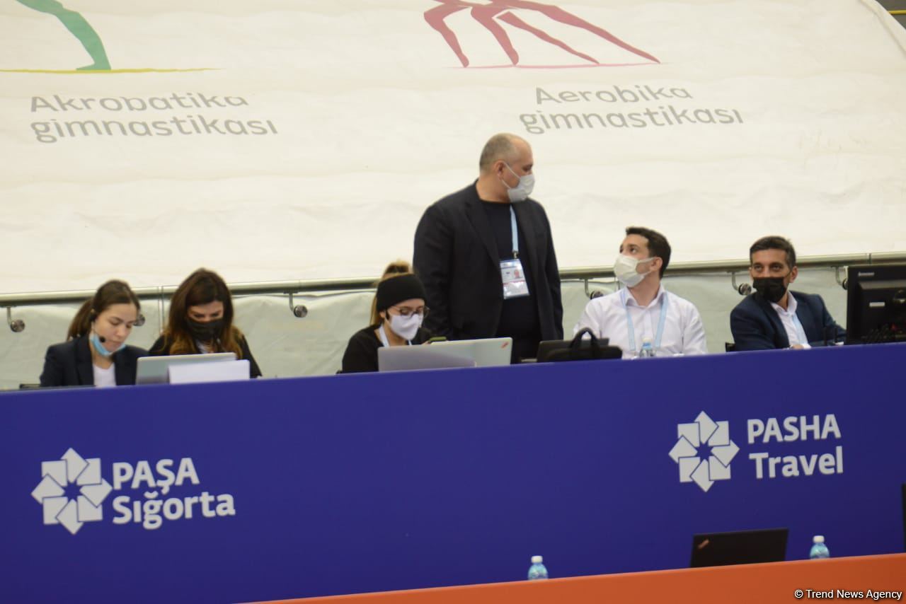 Bakıda Batut Gimnastikası üzrə 28-ci Dünya Yaş Qrupları Yarışlarının ikinci günü start götürüb (FOTO)
