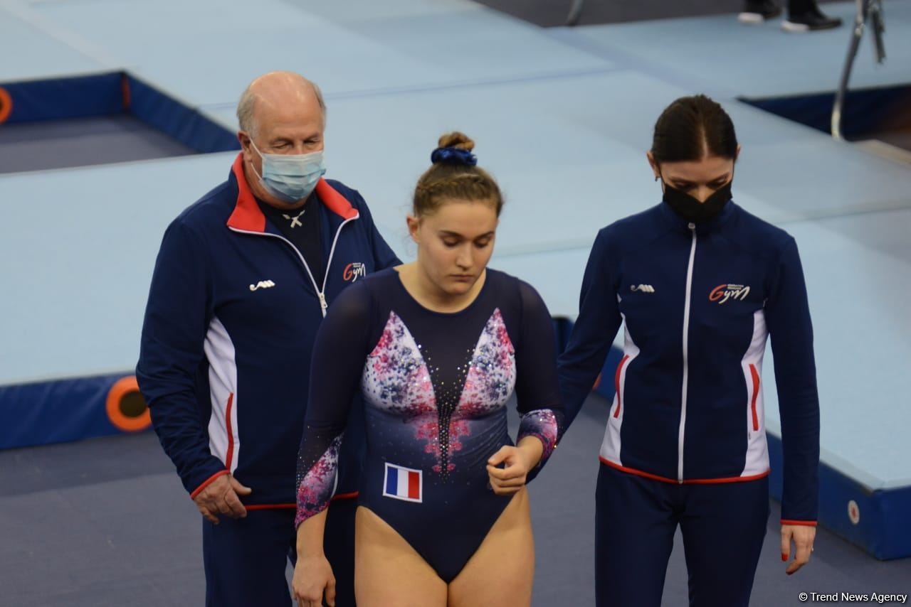 Bakıda Batut Gimnastikası üzrə 28-ci Dünya Yaş Qrupları Yarışlarının ikinci günü start götürüb (FOTO)