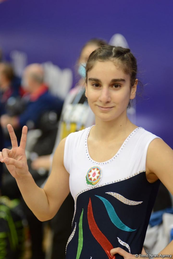 Bakıda Batut Gimnastikası üzrə 28-ci Dünya Yaş Qrupları Yarışlarının ikinci günü start götürüb (FOTO)