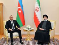 Prezident İlham Əliyevin İran Prezidenti Seyid İbrahim Rəisi ilə görüşü olub (FOTO/VİDEO) (YENİLƏNİB-2)