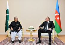 Prezident İlham Əliyevin Pakistan Prezidenti Arif Alvi ilə görüşü olub (FOTO/VİDEO) (YENİLƏNİB)