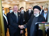 Prezident İlham Əliyevin İran Prezidenti Seyid İbrahim Rəisi ilə görüşü olub (FOTO/VİDEO) (YENİLƏNİB-2)