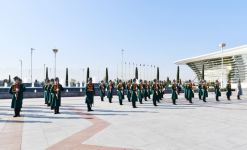 Azərbaycan Prezidenti İlham Əliyev Türkmənistana səfərə gəlib (FOTO/VİDEO) (YENİLƏNİB)