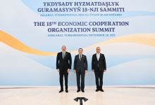 Prezident İlham Əliyev Aşqabadda İqtisadi Əməkdaşlıq Təşkilatının XV Zirvə toplantısında iştirak edib (FOTO/VİDEO) (YENİLƏNİB-4)