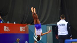 Bakıda batut gimnastikası və tamblinq üzrə Dünya Yaş Qrupu Yarışları davam edir (FOTO)