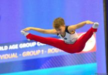 Bakıda batut gimnastikası və tamblinq üzrə Dünya Yaş Qrupu Yarışları davam edir (FOTO)
