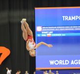 Bakıda batut gimnastikası və tamblinq üzrə 28-ci Dünya Yaş Qrupu Yarışlarının final gününə start verilib (FOTO)