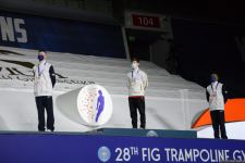 Batut gimnastikası və tamblinq üzrə Dünya Yaş Qrupu Yarışlarının final gününün qaliblərinin mükafatlandırılması mərasimi keçirilib