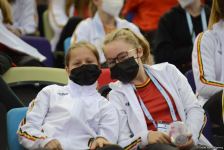 Bakıda batut gimnastikası və tamblinq üzrə 28-ci Dünya Yaş Qrupu Yarışlarının final gününə start verilib (FOTO)